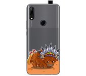 Tumundosmartphone Funda Gel Transparente para Huawei P Smart Z diseño Bufalo Dibujos