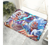 1pc One Piece Luffy Gear5 Floor Mat Floor Mat Anti-Slip Kitchen Bedroom Handmade Tufted Rug Carpet