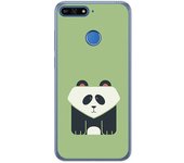 Tumundosmartphone Funda Gel Tpu para Huawei Honor 7A / Y6 2018 Diseño Panda Dibujos
