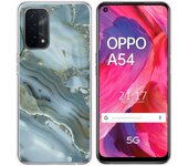 Tumundosmartphone Funda Gel Tpu para Oppo A54 5G / A74 5G diseño Mármol 09 Dibujos