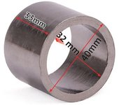 High Quality Universal Motorcycle Muffler Exhaust Pipe Escape 29mm-51mm Crush Graphite Gasket Seal Ring Silencer Link Pipe New