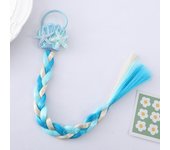 1 Pc Mermaid Braiding Hair Extensions for Girls Hair Rainbow Color Colorful Twist Braid Wigs Braid Crochet Braids Hair Extension