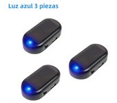 Solar Powered Car Fake Security Light Simulated Dummy Alarm Wireless Warning Anti-Theft Caution Lamp LED Flashing Imitation