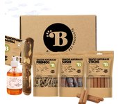 Bimordiscos Pet Products Golf Ocean Caja Ahorro para Perros - Packs para Perros - Snacks de Pescado y Juguetes Naturales