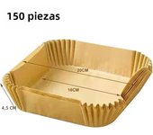 50/100pcs Square Silicone Oil Paper Mini Air Fryer Liner Suitable For Most Air Fryers Non Stick Air Fryer