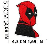 1Pcs Cartoon Miniso Disney Marvel Deadpool Spiderman Iron On Patches Clothing Embroidery Stripe On Clothes DIY Applique Badge