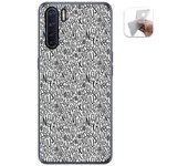 Tumundosmartphone Funda Gel Tpu para Oppo A91 diseño Letras Dibujos