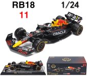 Bburago 1:24 NEW 2023 Mercedes-AMG Team W14 44# Hamilton 63# Russell Formula One Alloy Super Toy Die cast car model