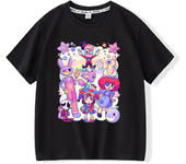 2024 The Amazing Digital Circus T-Shirts Children Short Sleeve Boys Girls Cartoon Pomni Top Casual Spring Summer Cotton Clothes