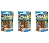 Snacks para perro Tiras de ternera - naturales - Golosinas para perro - Chuches para perro - Premios y recompensas para perro - Snacks caninos - 100 g (pack de 3 unidades) Arquivet
