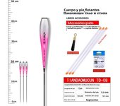 3PCS Composite Nano Luminous Float Body Foot+3PCS Tubes+1 Bag Hooks+1 Float Rest No Tail No CR425 Battery Fishing Tackle Tools