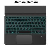 AJIUYU Wireless Touchpad Keyboard With Backlight For Samsung Galaxy Tab S9 FE SM-X510 X516B 10.9" A9+ S7 S8 A8 S6 Lite Tablet