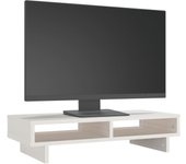 vidaXL Soporte para Monitor Elevador Trabajo Oficina Color Natural,  Blanco,  Gris y mas