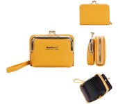 Carterasparahombre Monedero 14.7x9.5x3 cms Cartera Pequeña Mujer Cartera Pequeña Suave Cómoda