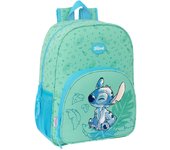 Mochila Adapt.Carro Stitch  Aloha  33X14X42Cm