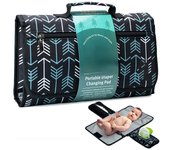Baby Changing Pad Portable Changing Pad for Baby Diaper Bag or Changing Table Pad. One-Hand Diaper Change Pad. Baby Shower Gifts