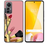 Funda Silicona para Xiaomi 12 Lite 5G diseño Brochas Dibujos