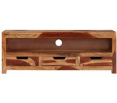 vidaXL Mueble de TV madera maciza de acacia 110x30x40 cm, Mueble de Salon, Mueble TV, Mueble TV salon, Mesa de TV, Mueble tele