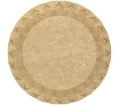 MONOUSO | Plato de Cartón Kraft "Flower" Ø29cm 245g/m² (50 Uds)
