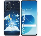 Funda Silicona para Oppo Reno 6 5G diseño Libro Cuentos Dibujos