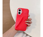DIYFashion New Rhode  Lipstick Lip Holder Soft Silicone Phone Case for iPhone 16 15 14 13 12 Pro Max Plus Solid Color Back Cover