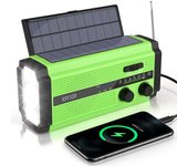 5000mAh Radio DE EMERGENCIA FM XSY-320 portátil de mano-powered Alarma Solar recargable con Alarma SOS Lintera Meteorológica de Energía para el hogar del coche