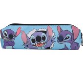 MINISO Stitch Pen Bag Stationery Box Disney Cartoon Large Capacity Pencil Case Cute Anime Pencil Bag  Student Storage Bag