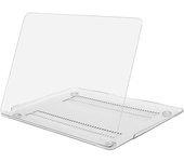 Computer Protective Cover Crystal Plastic Hard Case for MacBook Air 13 A2337 M1 A2179 A1932, Transparent