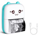 Mini Impresora Térmica Porter Para Movil, sin teñido, MiniPrinter, Gataprint, Catprint, Compatible con iOS, Android, Recargable, Bluetooth