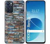 Funda Silicona para Oppo Reno 6 5G diseño Ladrillo 05 Dibujos