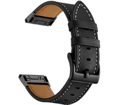Quickfit 22 26mm Leather Strap For Garmin Approach S70 S62 Instinct 2 Forerunner 965 955 945 935 Epix Pro47mm Wristband Bracelet