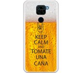 Funda original compatible con Xiaomi Redmi Note 9 - Keep calm and tomate una caña