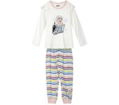 Pijama Manga Larga Frozen Elsa Blanco Niña 78765