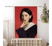 1PC Singer Gracie Abrams Poster Self-adhesive Art Waterproof Paper Sticker Coffee House Bar Room Wall Decor