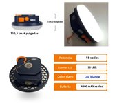 Rechargeable Powerful Light Camping Lantern with Magnet Strong Light Portable Flashlights LED Tent Lights Work Repair Lighting