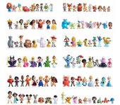 PACK 8 FIGURAS DISNEY 100 SURTIDO 1 UNIDAD DE FAMOSA
