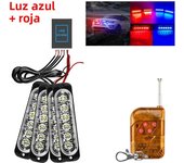 24LED Wireless Car Strobe Emergency Signal Flash Warn Light 12-24V Trailer Automatic Diode Truck Modification Accessories Modify