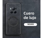 For Magsafe Magnetic Car Support Shockproof Matte Leather Phone Case For Honor 200 100 90 70 Magic 6 5 4 3 Pro Bumper Back Cover