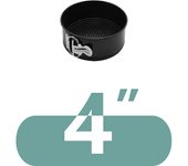 Molde para tartas con cierre antiadherente de 9 y 10 pulgadas con hebilla redonda y forma de resorte.