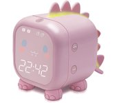 Reloj despertador para niños con dinosaurio, reloj despertador digital para dormitorio de niños,luz nocturna con USB
