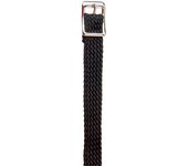 CORREA ESPUELA INGLESA HH NYLON FINA NEGRO CON HEBILLA (PAR)