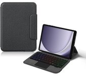 AJIUYU Magic Backlight Keyboard For Samsung Galaxy Tab A9 8.7 Inch SM-X110 SM-X115 Case Spanish Korean AZERT Portuguese Keyboard