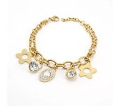 Pulsera de la suerte con Charms de Trébol