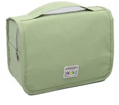 Organizador cosmético colgante Bolsa de equipaje Maleta Organizador de lavado Bolsa de almacenamiento Verde