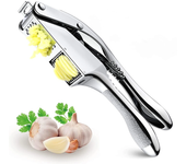 Garlic Press Garlic Press Slicer Stainless Steel 2 in 1 Garlic Mincer Dual Function Garlic Crusher Handheld Garlic Squeezer Tool