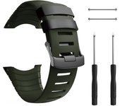 for Suunto Core Band Rubber Accessory Strap Wrist Sport Strap  Replacement Bands with Metal Clasp Suunto Core Smartwatch