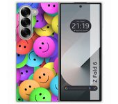 Tumundosmartphone Funda Carcasa Dura para Samsung Galaxy Z Fold 6 5G diseño Smile Dibujos