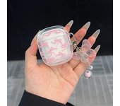 Round-edged puppy For Apple Bluetooth AirPods Pro 2nd Protective Case Transparent soft case For Airpods 4 Generation With Keych