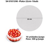 Diameter 10-33CM Cake Base Silvery Surface Waterproof Coated Round Cake Board Dessert Decorating Supplies Circle Cardboard