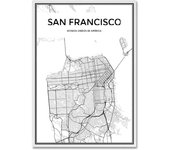 Black and White World City Map Canvas Paintings New York Tokyo Paris Wall Art Poster and Prints Nordic Pictures for Living Room